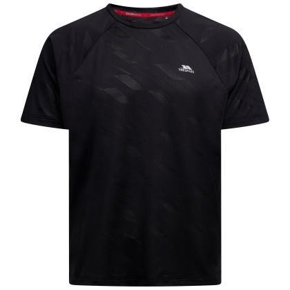 Mens Short Sleeve Active T-Shirt Trillon in Black