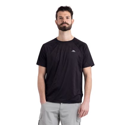 Mens Short Sleeve Active T-Shirt Trillon in Black