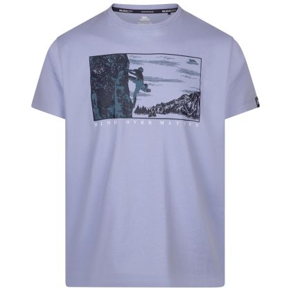 Mens Casual Short Sleeve T-Shirt  Trodon in Cool Blue