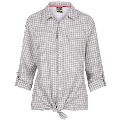 Trespass Women's Casual Shirt TP75 Upturn in WHITE, Front view on mannequin