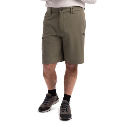 Mens Tp75 Walking Shorts Upwell in HERB, Front view on mannequin