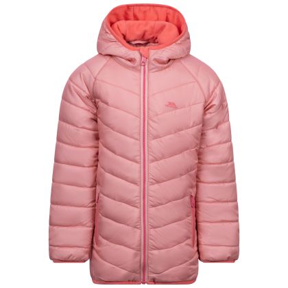 Girls Quilted Casual Jacket Valard in Mid Rose