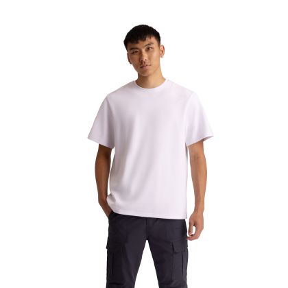 Mens Casual Tee Vanco in White, Front view on mannequin