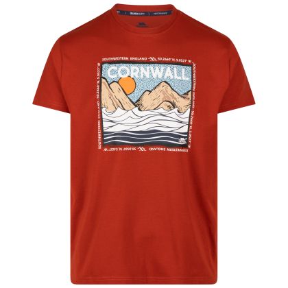 Trespass Male Casual Printed T-Shirt Vellay, Front view on mannequin