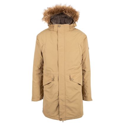 Men's Padded Jacket TP50 Verton in Cashew, Front view on mannequin