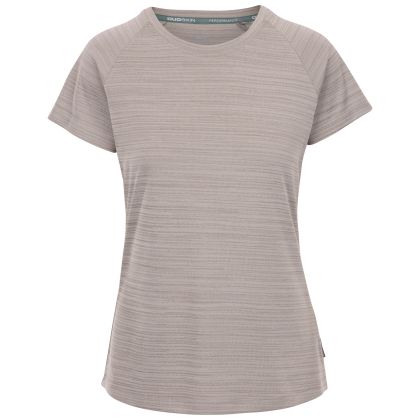 Womens Active Top - Vickland In Platinum Marl, Front view on mannequin