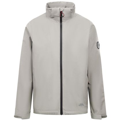 Mens Packaway Hood Waterproof Jacket Westford in Greystone