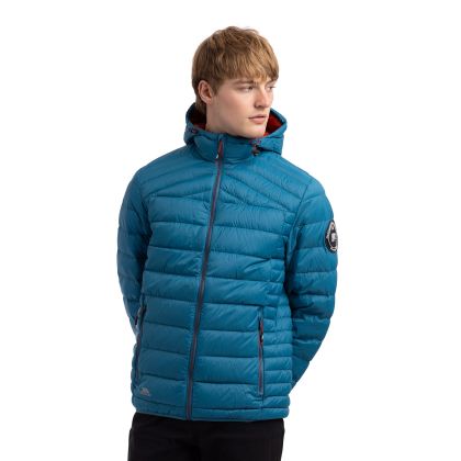 Trespass Men's Down Jacket Whitman II in Bondi Blue