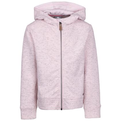 Girls Hoodie Winnie in PALE PINK, Front view on mannequin
