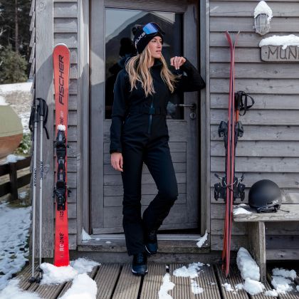 DLX Womens Ski Suit Valene in Black