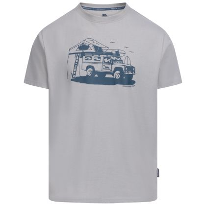 Mens Quick Dry T-Shirt Wonderer in Greystone
