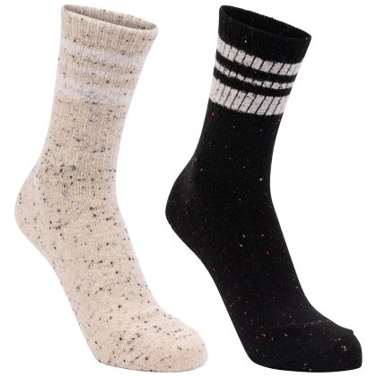 Trespass Adults Casual Socks Woodgate 2 Pack