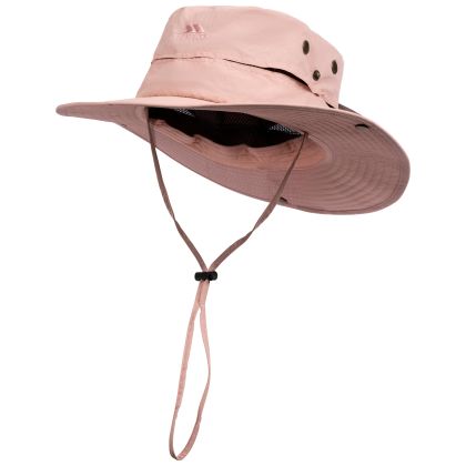 Trespass Unisex Hat Wyles in Misty Rose, Hat at angled view