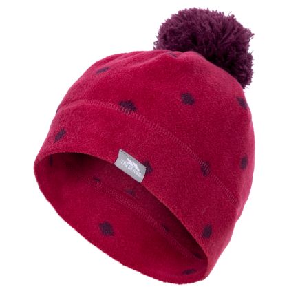 Kids Hat Zume in BERRY, Hat at angled view