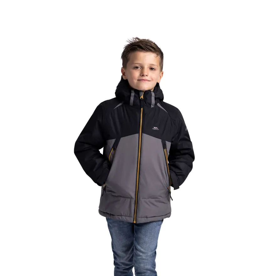 Trespass Boys' Waterproof Jacket Discover Trespass