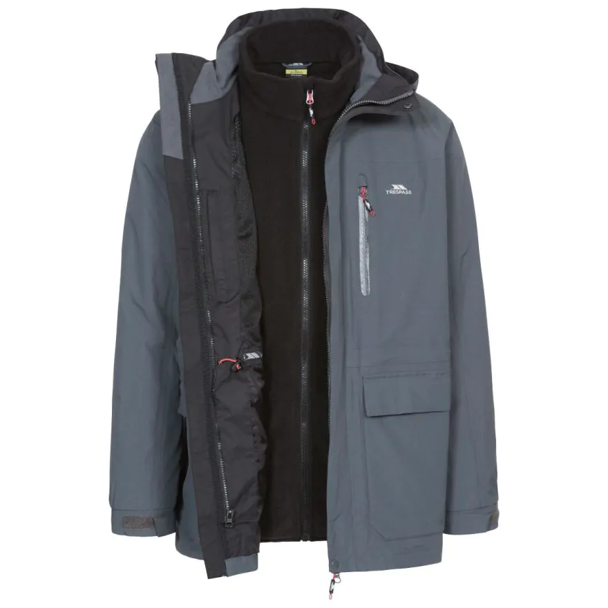 Trespass 3 in 1 mens jacket discount