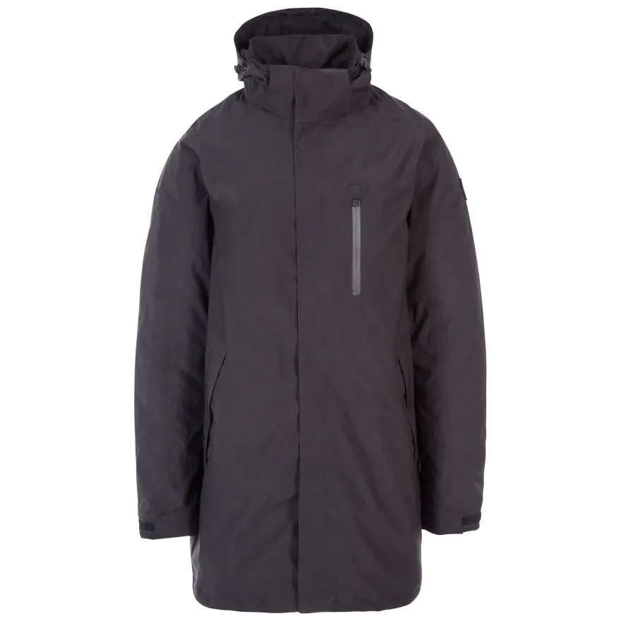 Mens long padded waterproof coat sale
