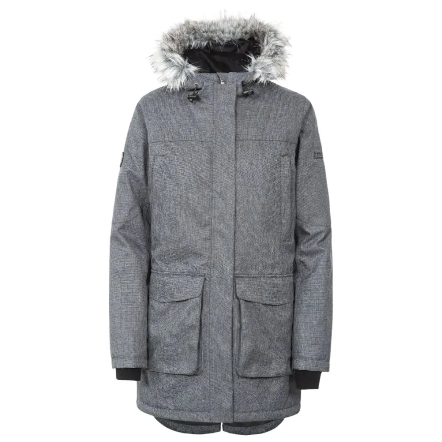 Trespass Womens Waterproof Parka Jacket Thundery Trespass