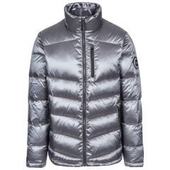 Gene Men's DLX Down Jacket - PEW, Front view on mannequin