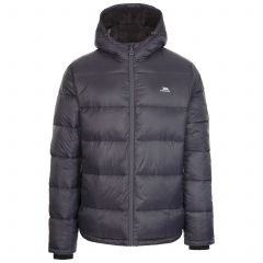 Trespass Mens Casual Jacket Heyward in Dark Grey