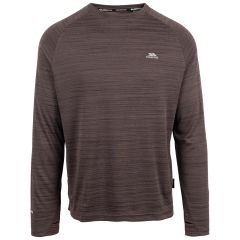Mens Active Top Tp75 Adamo in Black Marl, Front view on mannequin