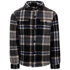 Trespass Boys Casual Shirt Checkley in Black Check