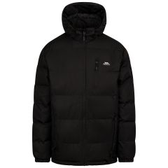 Trespass Mens Hooded Padded Casual Jacket in Black Clip