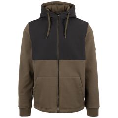 Mens Casual Hoodie Critch in Dark Vine, Front view on mannequin