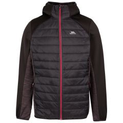 Men's Active Jacket TP50 Darwood in BLACK, Front view on mannequin