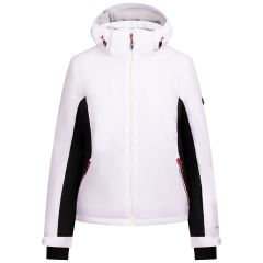 Trespass Womens Ski Jacket Doris in White, Front view on mannequin