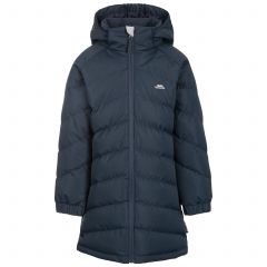 Trespass Kids Casual Jacket Faymont Navy, Front view on mannequin