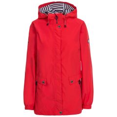 Trespass Womens Waterproof Jacket with Hood Flourish in Red