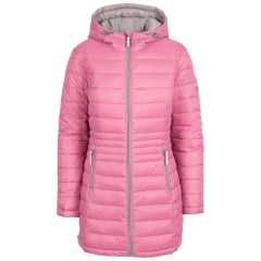 Trespass Women's Casual Jacket Mavis in ROSE BLUSH, Front view on mannequin