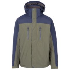 Men's Waterproof Jacket TP75 Murchan in NAVY, Front view on mannequin