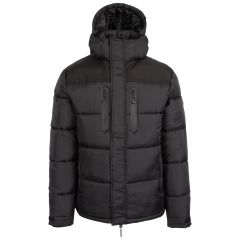 Men s Casual Jacket Parkstone in BLACK, Front view on mannequin