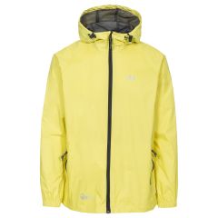 Trespass Adults Waterproof Packaway Jacket in Yellow Qikpac
