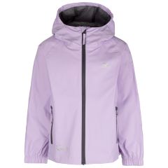 Kids Waterproof Packaway Jacket Qikpac In Gelsomino, Front view on mannequin