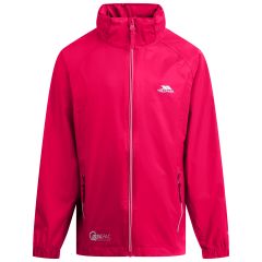 Trespass Kids Waterproof Packaway Jacket Qikpac X in Pink