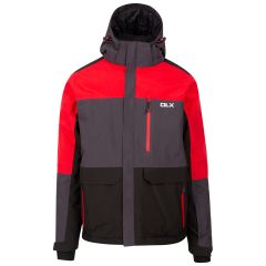 Men s Ski Jacket Richardson in DARK GREY, Front view on mannequin