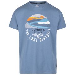 Trespass Male Casual Printed T-Shirt Sastha, Front view on mannequin