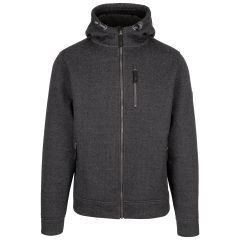 Men's Casual Jacket Truther in BLACK MARL, Front view on mannequin