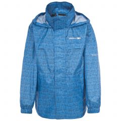 Trespass Kids Waterproof Packaway Jacket Totam in Blue