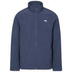 Vander Men's Softshell Jacket in Navy, Front view on mannequin