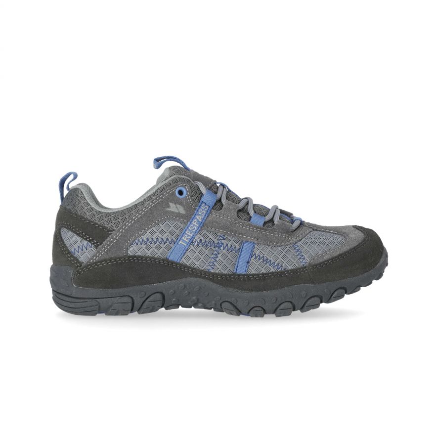thumbnail image 2 of Trespass Scarp Men's Waterproof Walking Trainers – Brown & Grey Hiking Shoes, Breathable 2 of 6