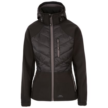 Trespass Womens Softshell Jacket Elvira in Black