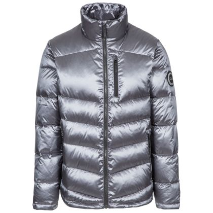 Gene Men's DLX Down Jacket - PEW, Front view on mannequin