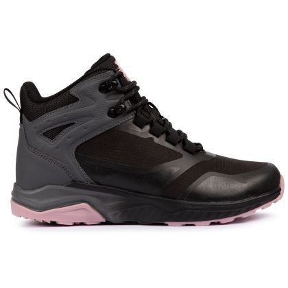 Trespass Women's Walking Boots Alisa in BLACK, Outside view of footwear
