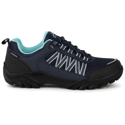 Trespass Womens Trainer Aoife In Navy, Front view of footwear