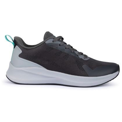 Trespass Female Trainer Aster In Grey, Front view of footwear