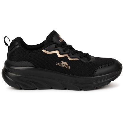 Womens Active Trainer Ave In Black, Front view of footwear